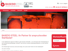 Tablet Screenshot of basedosteel.com